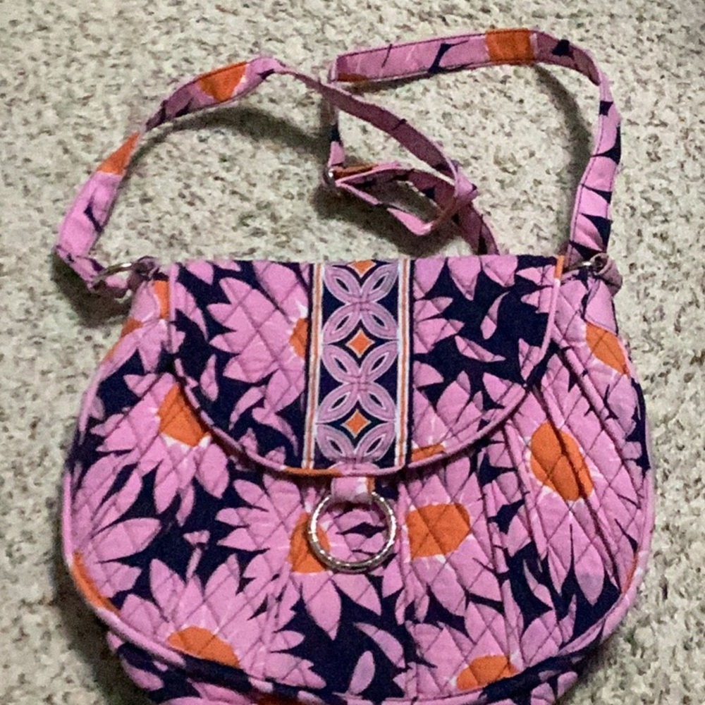 Vera Bradley  Loves Me Saddle up Cross body 13 x 12